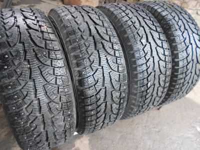 Лот: 25720701. Фото: 1. 4 шт. 265-60-18 Hankook i pike... Шины