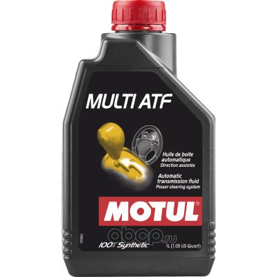 Лот: 20067578. Фото: 1. MOTUL ATF Multi 1 л (масло трансмиссионное... Масла, жидкости