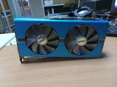 Лот: 25247518. Фото: 1. Игровая видеокарта RX 590 8GB... Видеокарты