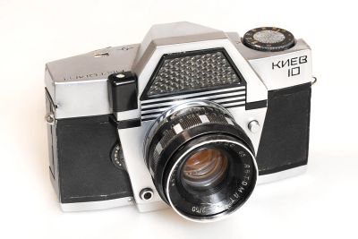 Лот: 19939926. Фото: 1. Фотоаппарат Киев-10. Плёночные зеркальные