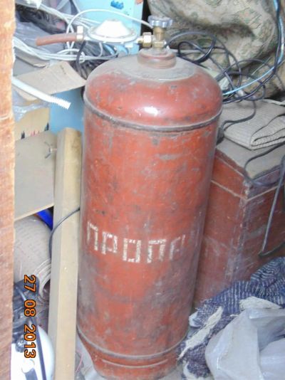 Лот: 3169515. Фото: 1. Газовый балон. Баллоны, газ в баллонах