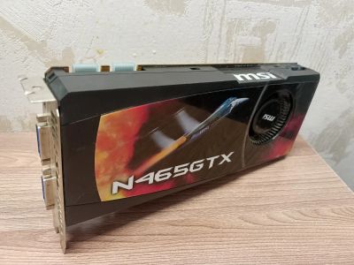 Лот: 21055123. Фото: 1. Видеокарта GeForce GTX 465 1Gb... Видеокарты