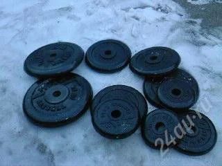 Лот: 810321. Фото: 1. штанга 107 кг и Скамья для штанги... Штанги, блины