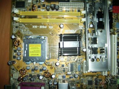 Лот: 257415. Фото: 1. Asus P5B-MX полурабочая. Материнские платы