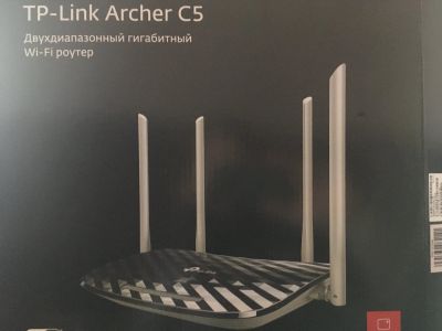 Лот: 17000566. Фото: 1. TP-Link Archer C5. Маршрутизаторы (роутеры)