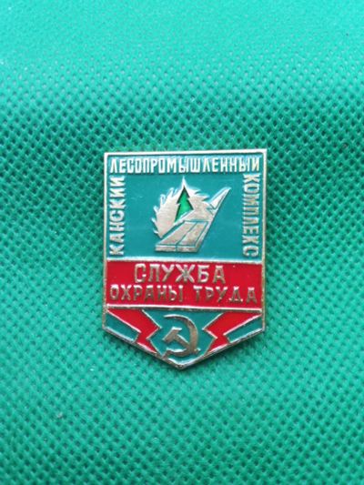 Лот: 17560908. Фото: 1. Значки Красноярск Служба охраны... Юбилейные