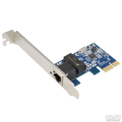 Лот: 10361576. Фото: 1. Сетевой PCI Express PCI-E Lan... Сетевые карты