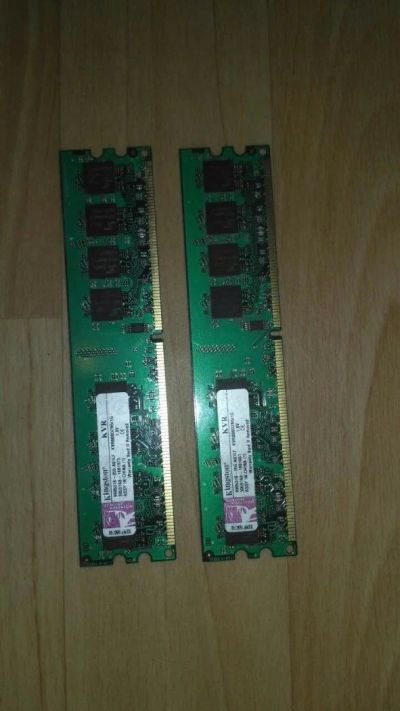 Лот: 9843676. Фото: 1. DDR2 2планки по 1GB. Оперативная память