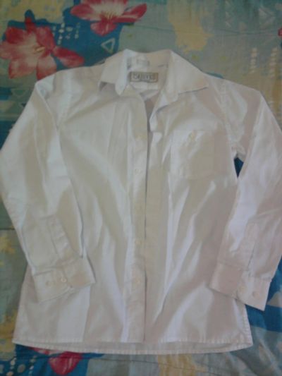Лот: 6740335. Фото: 1. рубаха белая Царевич. Рубашки, блузки, водолазки