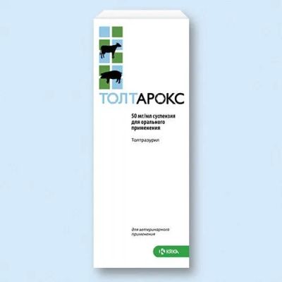 Лот: 21577132. Фото: 1. Толтарокс 5% 1л. Косметика для животных