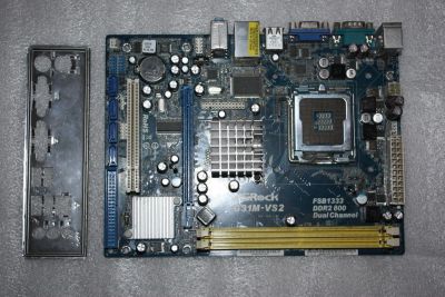 Лот: 6064578. Фото: 1. Материнская плата Asrock G31M-VS2. Материнские платы