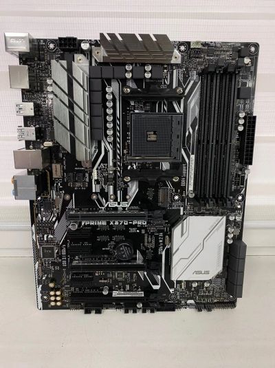 Лот: 14931046. Фото: 1. Материнская плата ASUS X370-PRO... Материнские платы