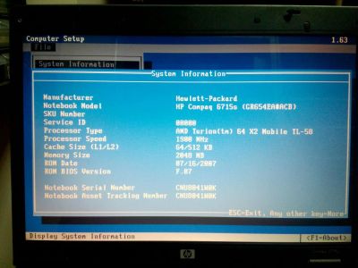 Лот: 10358724. Фото: 1. Ноутбук HP Compaq nx6715s. Ноутбуки