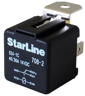 Лот: 19605629. Фото: 1. Реле Starline 5-ти конт. 40А. Электрооборудование