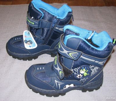 Лот: 10307891. Фото: 1. мембранные ботинки новые синие... Ботинки