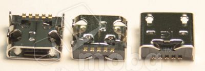 Лот: 18912078. Фото: 1. Разъем MicroUSB для LG E400/E405... Шлейфы, разъёмы