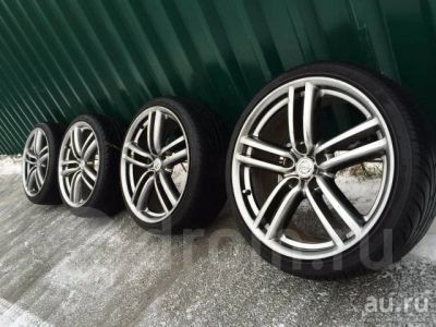 Лот: 13715610. Фото: 1. Enkei R19 + Kumho ecstra 225/35... Шины на дисках