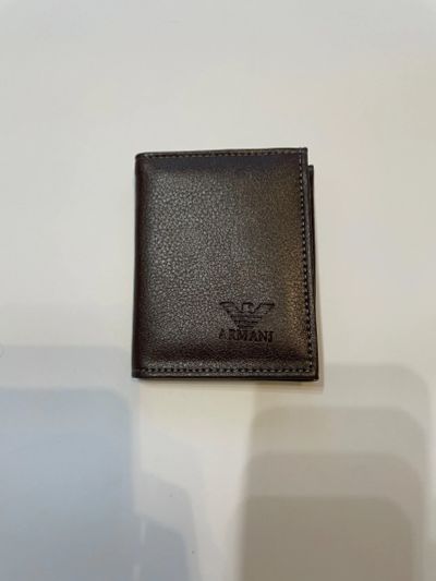 Лот: 19670183. Фото: 1. Кошелек кожаный Armani. Бумажники, кошельки, портмоне