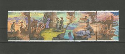 Лот: 18388267. Фото: 1. 1989 год. Творчество Дж.Фенимора... Марки