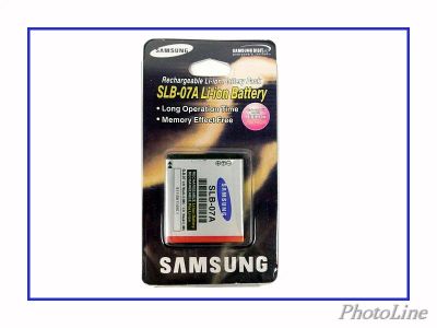 Лот: 3171323. Фото: 1. Аккумулятор батарея Samsung SLB-07A... Аккумуляторы, зарядные