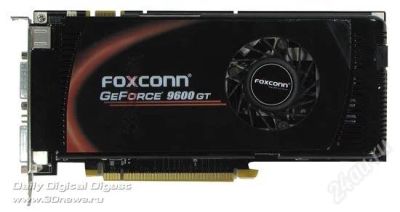 Лот: 2101661. Фото: 1. FOXCONN 9600GT. Видеокарты