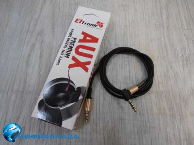 Лот: 20282183. Фото: 1. Кабель AUX Eltronic L-коннектор... Дата-кабели, переходники