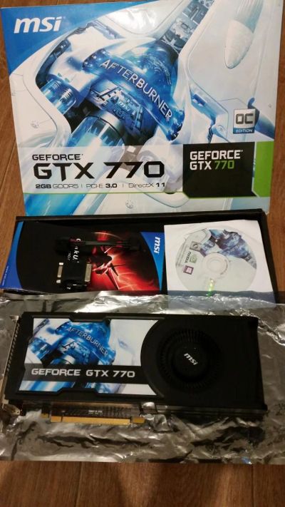 Лот: 7161334. Фото: 1. Видеокарта GeForce Msi GTX 770... Видеокарты