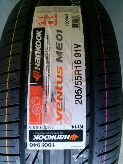Лот: 4276784. Фото: 1. 205 55r16 Hankook K-114 Корея... Шины