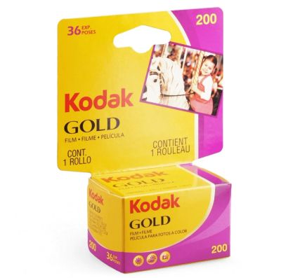 Лот: 12875227. Фото: 1. Фотопленка Kodak Gold 200 (135... Фотобумага, плёнка