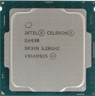 Лот: 19131505. Фото: 1. Intel Celeron G4930 + box cooler... Процессоры