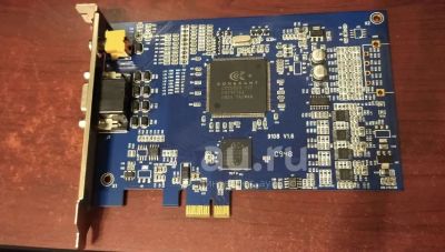Лот: 23559903. Фото: 1. Плата видеозахвата Линия PCI-E... Платы расширения, контроллеры, доп. порты