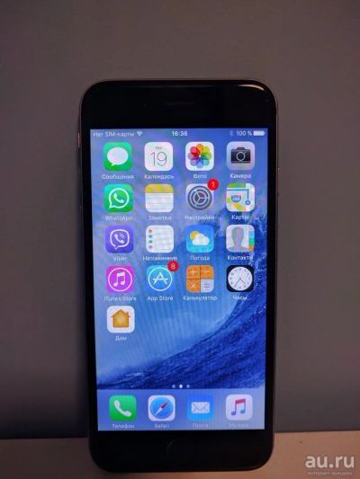 Лот: 8760247. Фото: 1. iPhone 6 16gb silver. Смартфоны