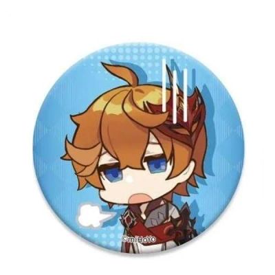 Лот: 24662087. Фото: 1. Значок Genshin Impact Chibi Expressions... Другое (сувениры, подарки)