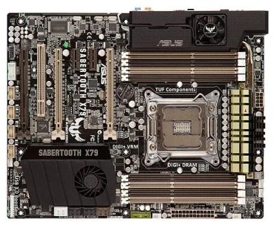 Лот: 4904057. Фото: 1. Asus Sabertooth X79 LGA2011... Материнские платы