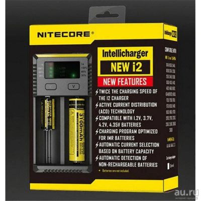 Лот: 9835862. Фото: 1. Зарядное устройство Nitecore I2... Зарядные устройства