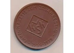 Лот: 18350625. Фото: 1. Германия ГДР 1979 Медаль 20 лет... Сувенирные