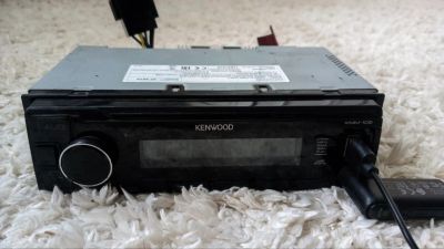 Лот: 23310583. Фото: 1. Магнитола Kenwood kmm-125 с bluetooth. Автомагнитолы