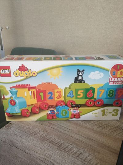 Лот: 16831549. Фото: 1. Lego duplo паровоз (10847). Конструкторы