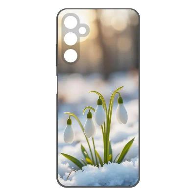 Лот: 25134811. Фото: 1. Чехол Krutoff Soft Case "Подснежники... Чехлы, бамперы