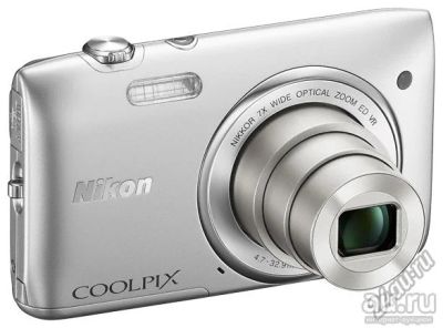 Лот: 10018177. Фото: 1. Nikon Coolpix S3500, 20 мегапикселей... Цифровые компактные