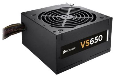 Лот: 9867640. Фото: 1. Блок питания Corsair VS 650W новый... Корпуса, блоки питания