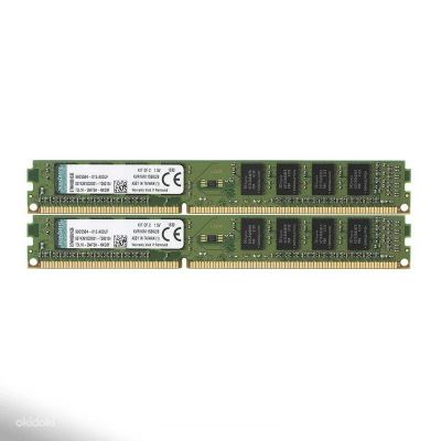 Лот: 11970686. Фото: 1. DDR3 2*4Gb Kingstone PC3-12800... Оперативная память