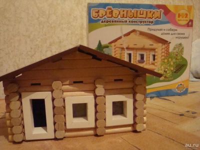 Лот: 8492854. Фото: 1. Деревянный конструктор "Брёвнышки... Конструкторы