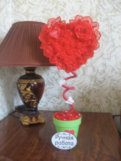 Лот: 5838845. Фото: 1. Подарок для влюбленных " сердце... Букеты из конфет, игрушек
