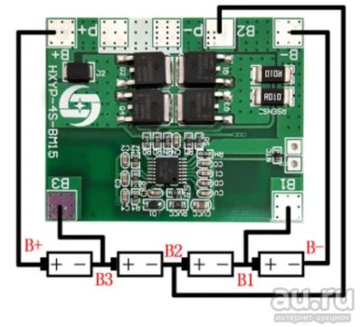 Лот: 17599774. Фото: 1. 4s bms Lifepo4 20a. Другое (радиодетали  (электронные компоненты))