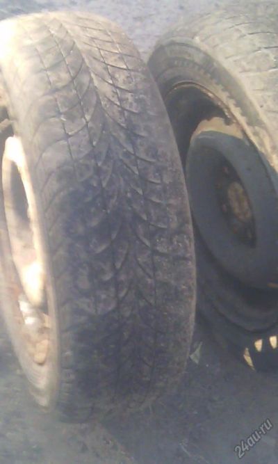 Лот: 5566175. Фото: 1. goodyear 165.70.13. пара бу на... Шины на дисках