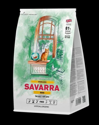 Лот: 17761131. Фото: 1. Savarra (Саварра) сухой корм для... Корма