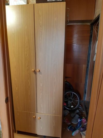 Лот: 16607320. Фото: 1. Шкаф платяной 80×205×52 (ш×в×г... Шкафы, шкафы-купе