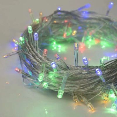 Лот: 22053943. Фото: 1. Гирлянда "Нить" 400LED, разноцв... Гирлянды, шарики, новогодние аксессуары