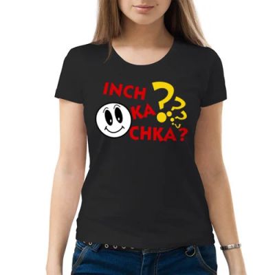 Лот: 6675141. Фото: 1. Женская футболка хлопок "Inch... Футболки, топы и майки